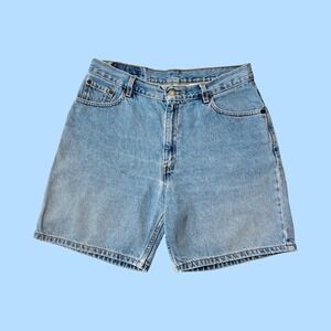 Vintage Light Wash High Waist Levi Jean Shorts, Levi Strauss, Size 12